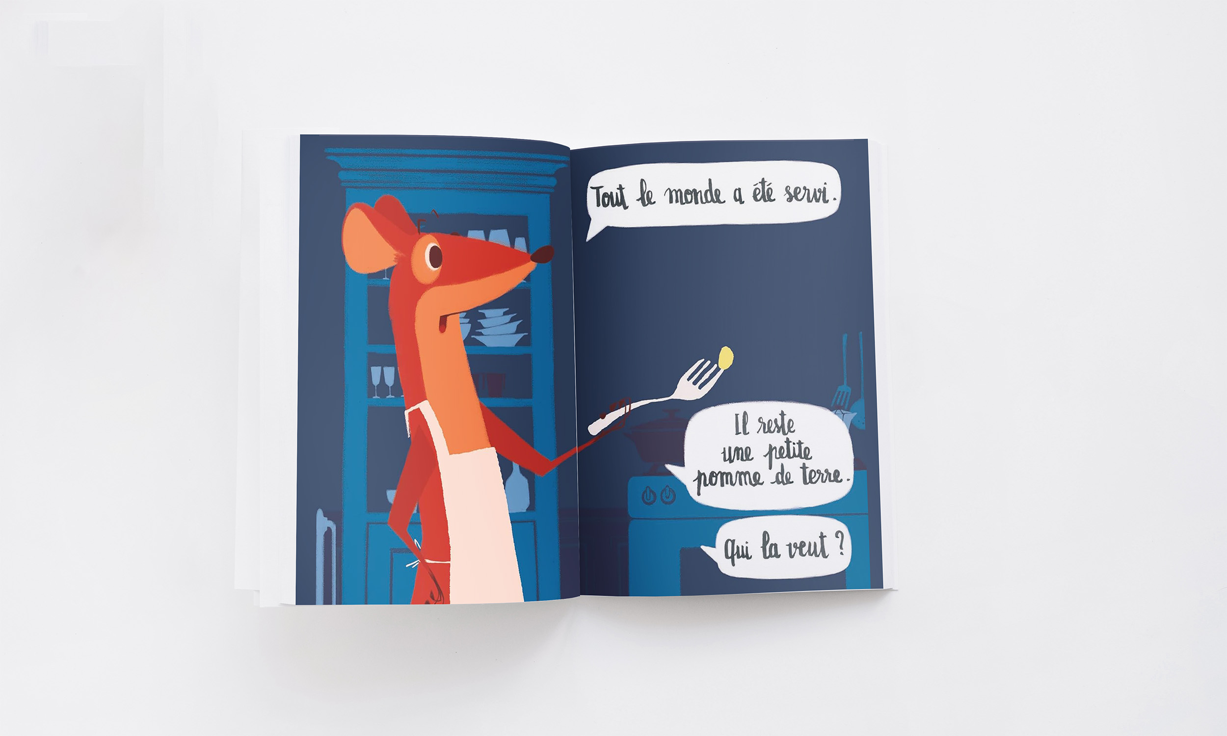 Illustration humoristique du livre Moi ! Moi ! Moi ! sur le partage