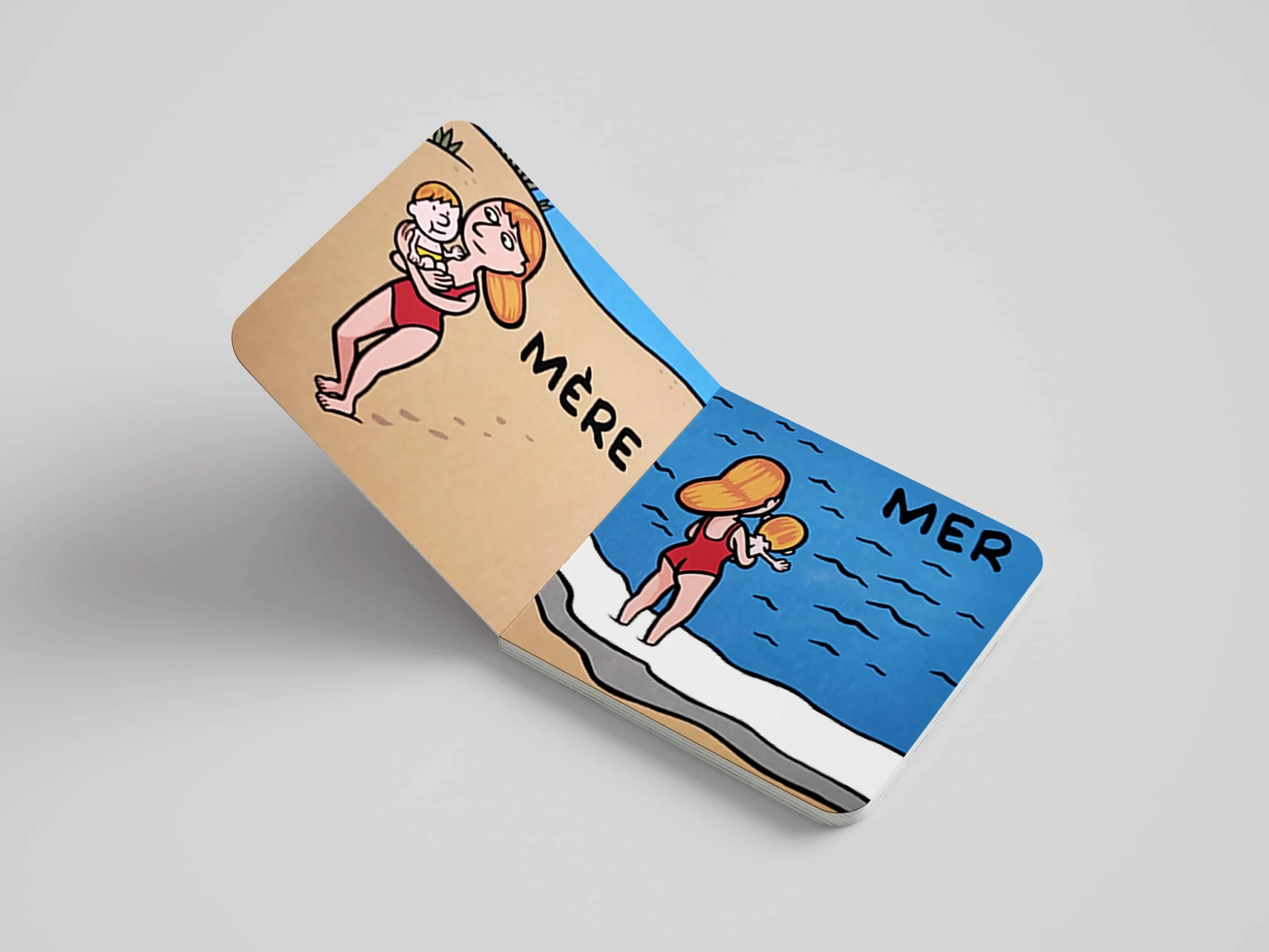 Livre des livres avec les enfants